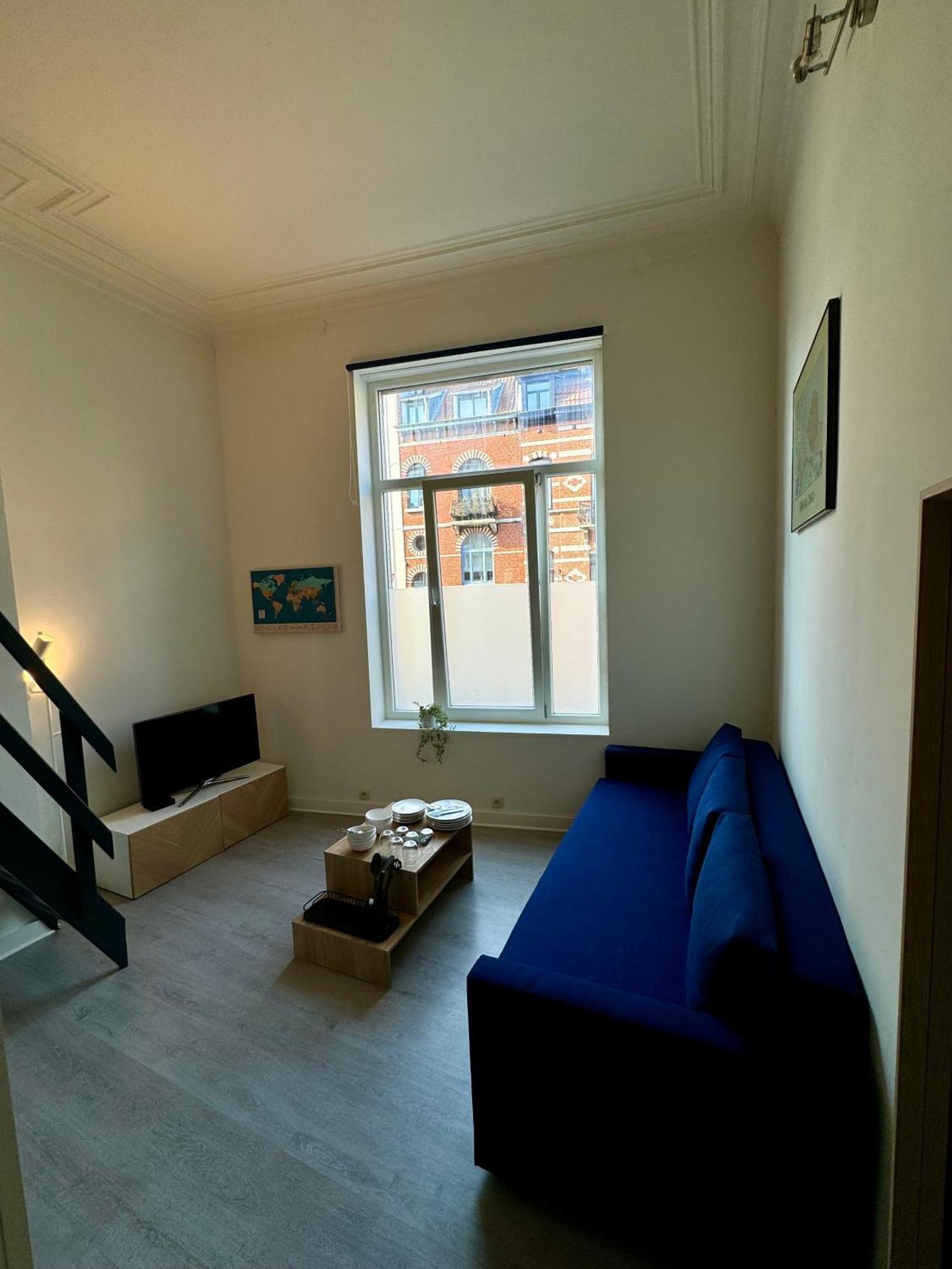 Studio Avec Chambre En Mezzanine Брюссель Екстер'єр фото